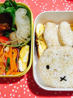 簡単!キャラ弁!ミッフィー♡うさぎ-レシピのメイン写真