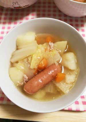 お鍋の残り野菜でOK♡なんでもポトフ♡♡-レシピのメイン写真