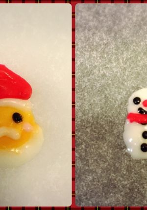 ❄︎クリスマス❤️サンタ&雪だるま❄︎-レシピのメイン写真