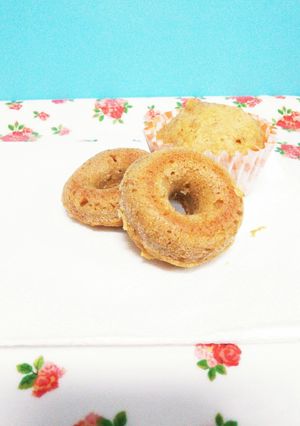 HM♪きな粉と豆腐ドーナツ(蒸しパン)-レシピのメイン写真