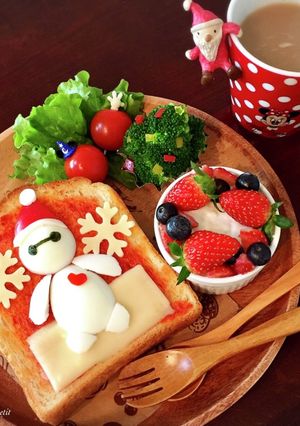 サンタベイマックスのピザトーストプレート-レシピのメイン写真