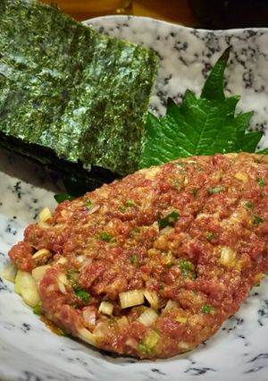 馬ろう（和風タルタルステーキ）-レシピのメイン写真