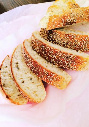 薄力粉で♪捏ねない&楽ちん時短パン-レシピのメイン写真