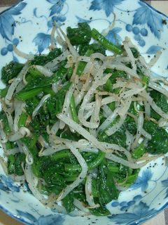 もやしとほうれん草のごまあえ-レシピのメイン写真