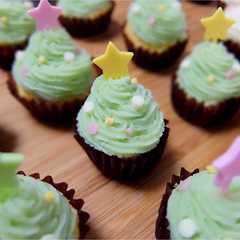 รูปของ クリスマスツリー☆ ポテトサラダ バジル
