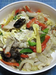 豚肉と彩り野菜の中華風玉子炒め-レシピのメイン写真