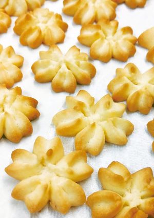 絞り出しクッキー　桜-レシピのメイン写真