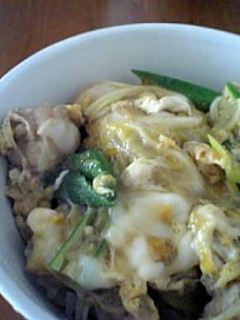 オクラも入れちゃった!!親子丼-レシピのメイン写真