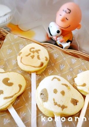 パンケーキアート♡スヌーピー-レシピのメイン写真