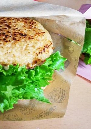 簡単で美味しいライスバーガー-レシピのメイン写真