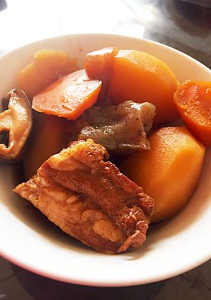 角煮風肉じゃが ジャガイモ大量消費-レシピのメイン写真