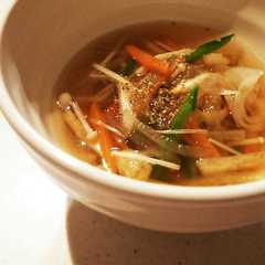 รูปของ 冷蔵庫の残り野菜で沢煮椀