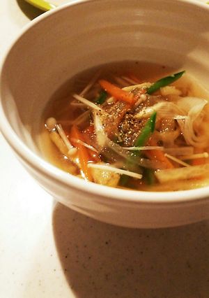 冷蔵庫の残り野菜で沢煮椀-レシピのメイン写真