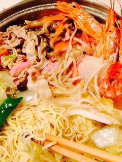 豚とエビで旨みたっぷり☆ちゃんぽん鍋-レシピのメイン写真
