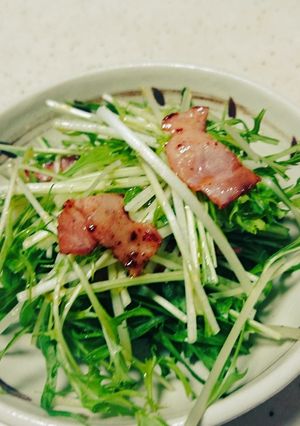 水菜のサラダ-レシピのメイン写真