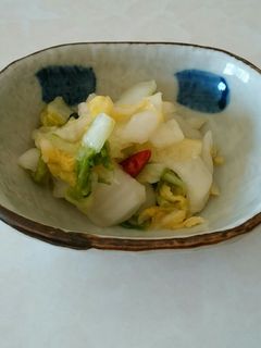 白菜浅漬け~ゆずジャム~-レシピのメイン写真