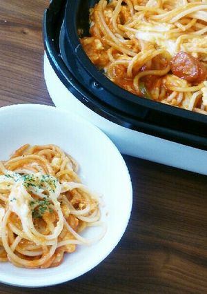 あつあつ☆とろ〜り焼きナポリタン-レシピのメイン写真