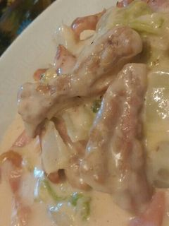 簡単!!せせりが美味しい白菜のクリーム煮-レシピのメイン写真