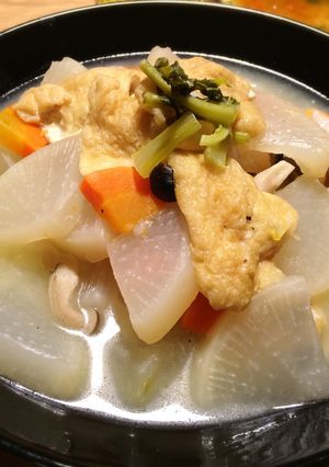 大根たっぷり♡まろやか塩麹の煮物-レシピのメイン写真