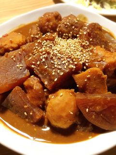 大根と里芋の濃厚ピリ辛ごま味噌煮-レシピのメイン写真