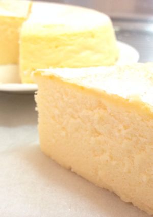 しゅわしゅわ～♡半熟スフレチーズケーキ-レシピのメイン写真