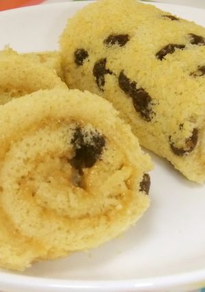 レーズンロールケーキ-レシピのメイン写真