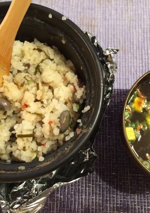 レンジで10分!超簡単炊き込み風ごはん!-レシピのメイン写真