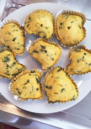 手づかみ食べにも！お野菜蒸しパン-レシピのメイン写真