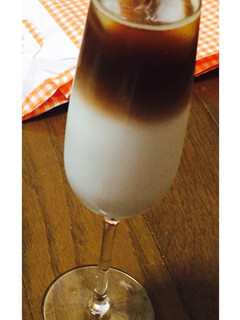 分離アイスカフェラテ!アイスカフェオレ!-レシピのメイン写真