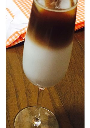 分離アイスカフェラテ！アイスカフェオレ！-レシピのメイン写真