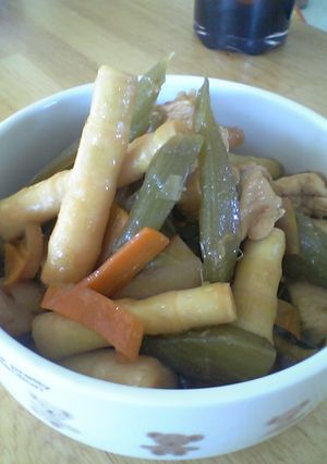ふきと細竹の煮物-レシピのメイン写真