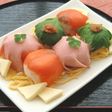 ひなまつりに!ロースハムの彩り手まり寿司