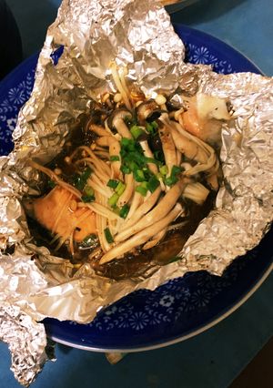 トースターで 鮭のがりバタホイル焼き-レシピのメイン写真