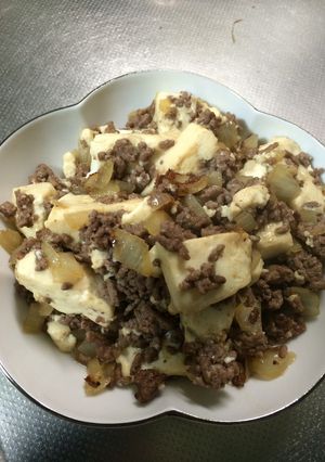 豆腐のそぼろ炒め★★-レシピのメイン写真