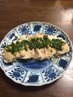 パサつかないムネ肉のレンジ蒸し鶏-レシピのメイン写真