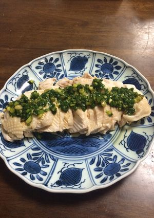パサつかないムネ肉のレンジ蒸し鶏-レシピのメイン写真