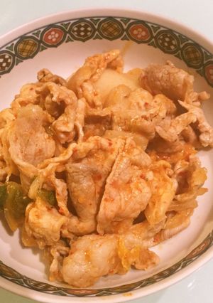 超スピード料理!豚キムチ炒め 約5分完成-レシピのメイン写真