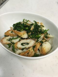 春菊とちくわのナムル-レシピのメイン写真
