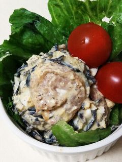 芽ひじきと海老の卵サラダ-レシピのメイン写真