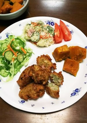 蓮根の粉チーズと青のり風味ナゲット-レシピのメイン写真