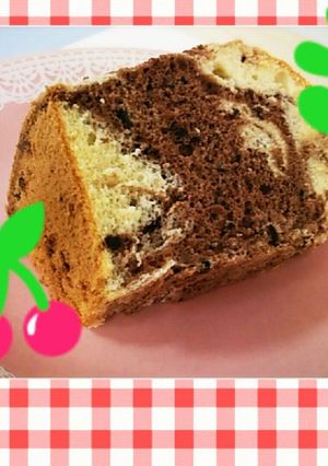 簡単マーブルシフォンケーキ☆-レシピのメイン写真