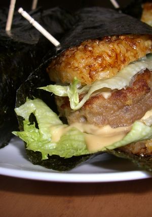 和風焼きおにぎりバーガー-レシピのメイン写真