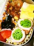 お弁当に☆ピーマンのベーコン巻き