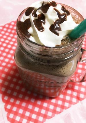 カフェモカバナナ豆乳スムージー-レシピのメイン写真