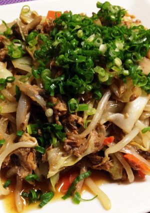 さば味噌煮缶でちゃんちゃん焼き風野菜炒め-レシピのメイン写真
