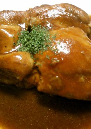 鶏もも肉のソテー！簡単赤ワインデミソース-レシピのメイン写真