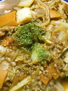 白菜と挽き肉 野菜たっぷりな野菜炒め!!-レシピのメイン写真