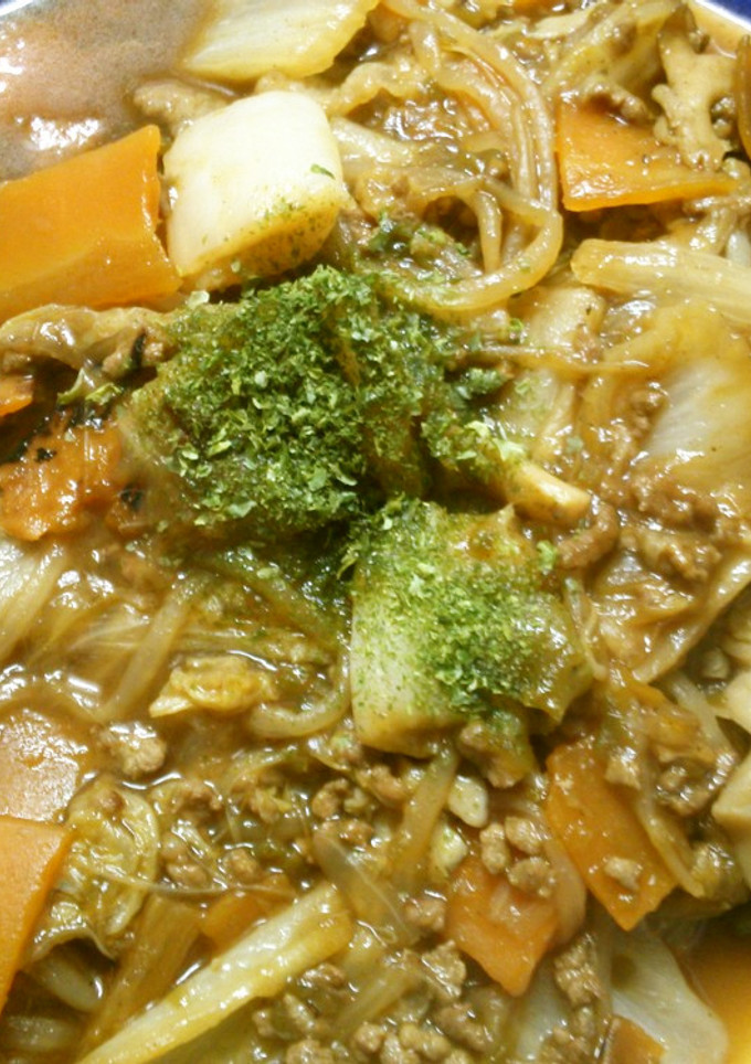 白菜と挽き肉 野菜たっぷりな野菜炒め！！-レシピのメイン写真