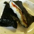 残ったれんこんのきんぴらdeおにぎらず