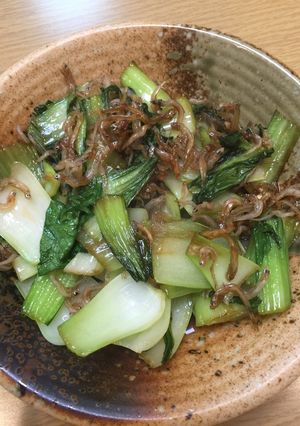 じゃこと青梗菜の和風炒め物-レシピのメイン写真
